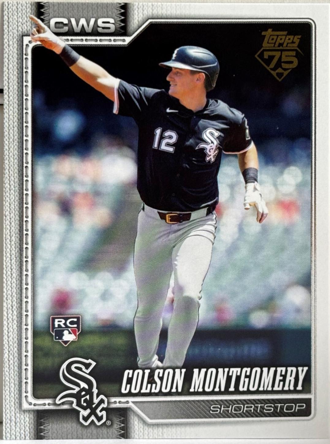 2026 Topps Colson Montgomery [Golden Mirror Variation] #157 card