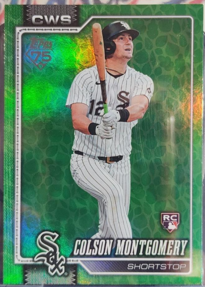 2026 Topps Colson Montgomery [Holiday Green] #157 card