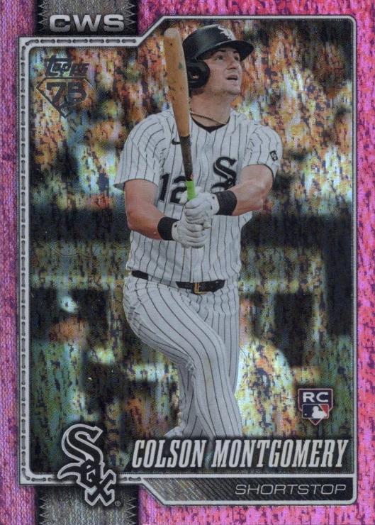 2026 Topps Colson Montgomery [Pink Holo] #157 card