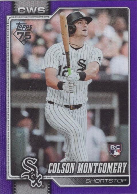 2026 Topps Colson Montgomery [Purple Rainbow] #157 card
