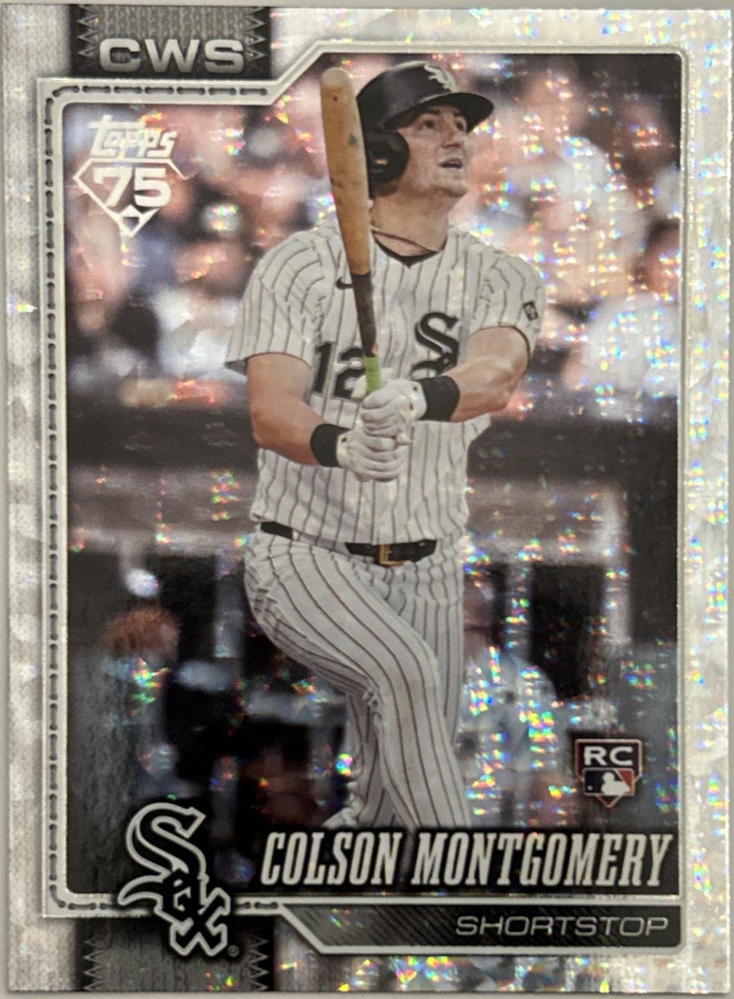 2026 Topps Colson Montgomery [Silver Crackleboard] #157 card