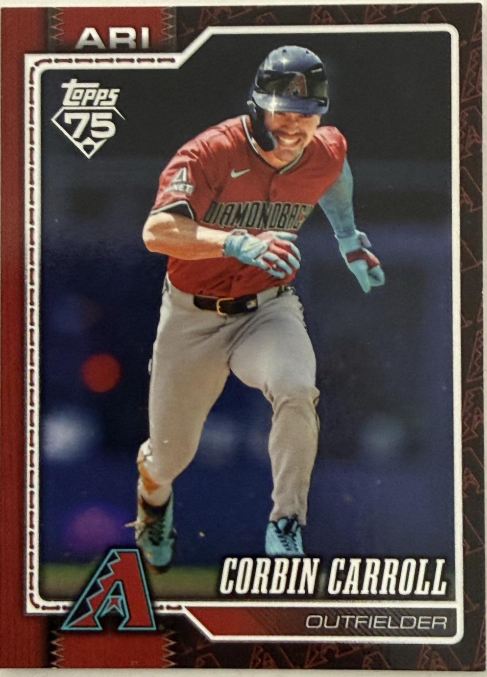 2026 Topps Corbin Carroll [Team Color Border Variation] #314 card
