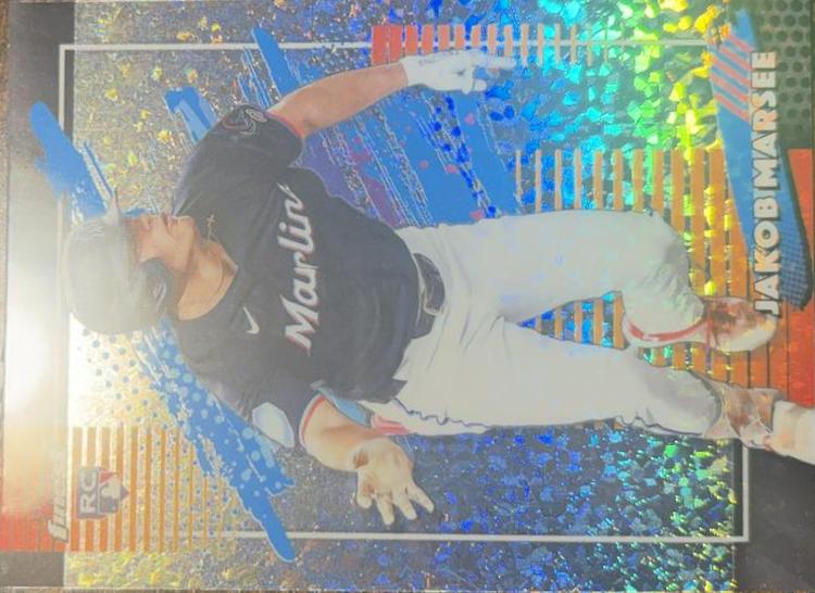 2026 Topps Finest Jakob Marsee [Mini Diamond Refractor] #143 card