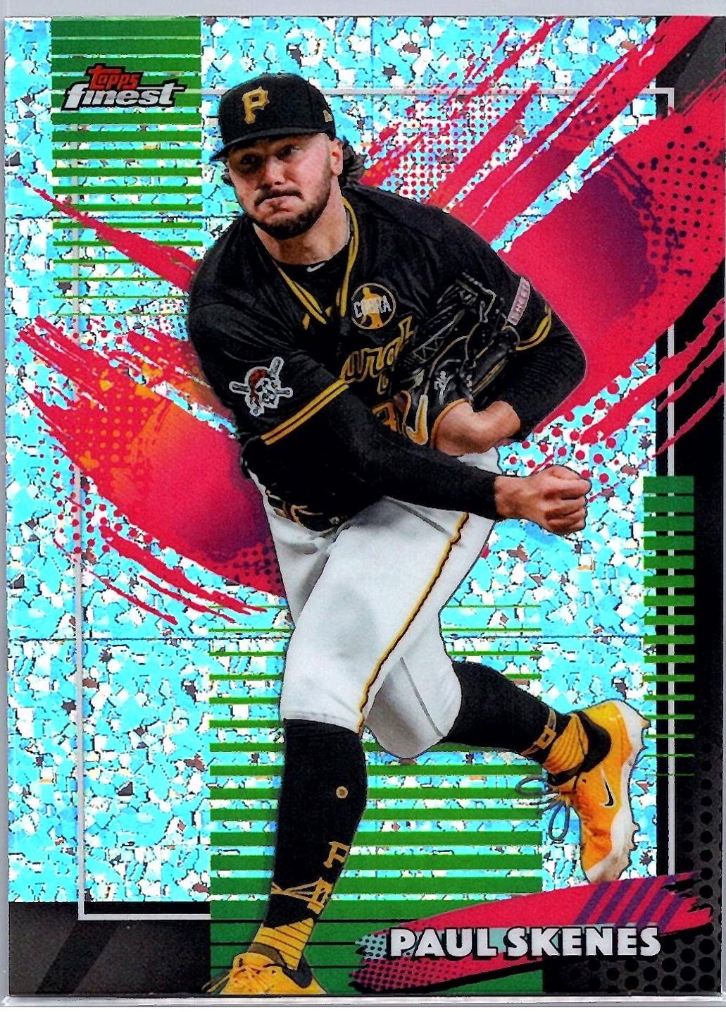 2026 Topps Finest Paul Skenes [Purple Mini Diamond Refractor] #210 card