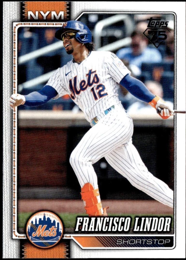 2026 Topps Francisco Lindor #123 card