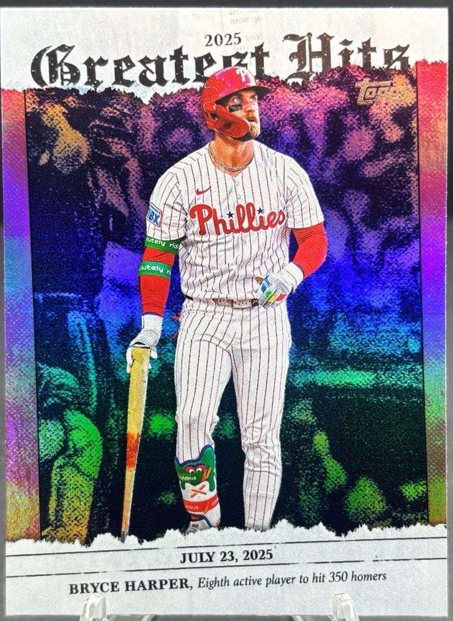 2026 Topps Greatest Hits Bryce Harper [Pink Foil] #GH-10 card