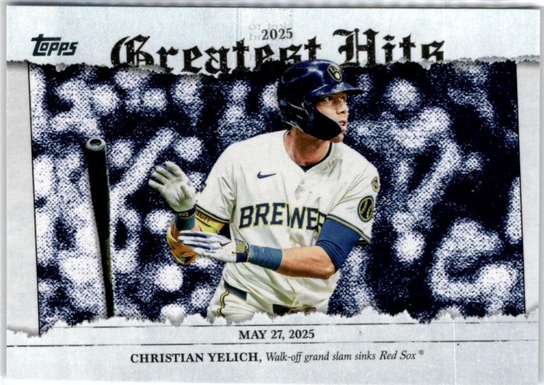 2026 Topps Greatest Hits Christian Yelich #GH-5 card