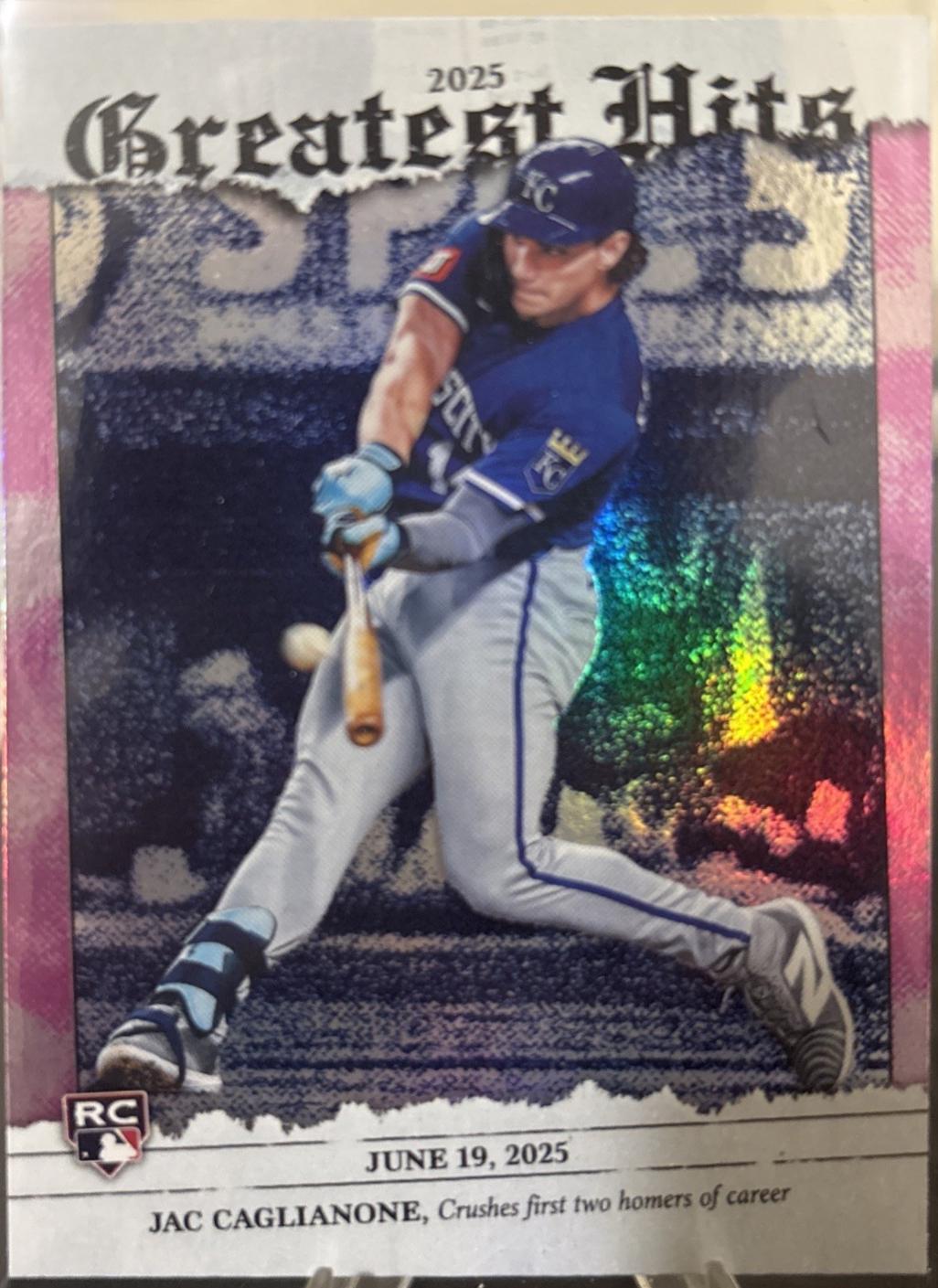 2026 Topps Greatest Hits Jac Caglianone [Pink Foil] #GH-25 card