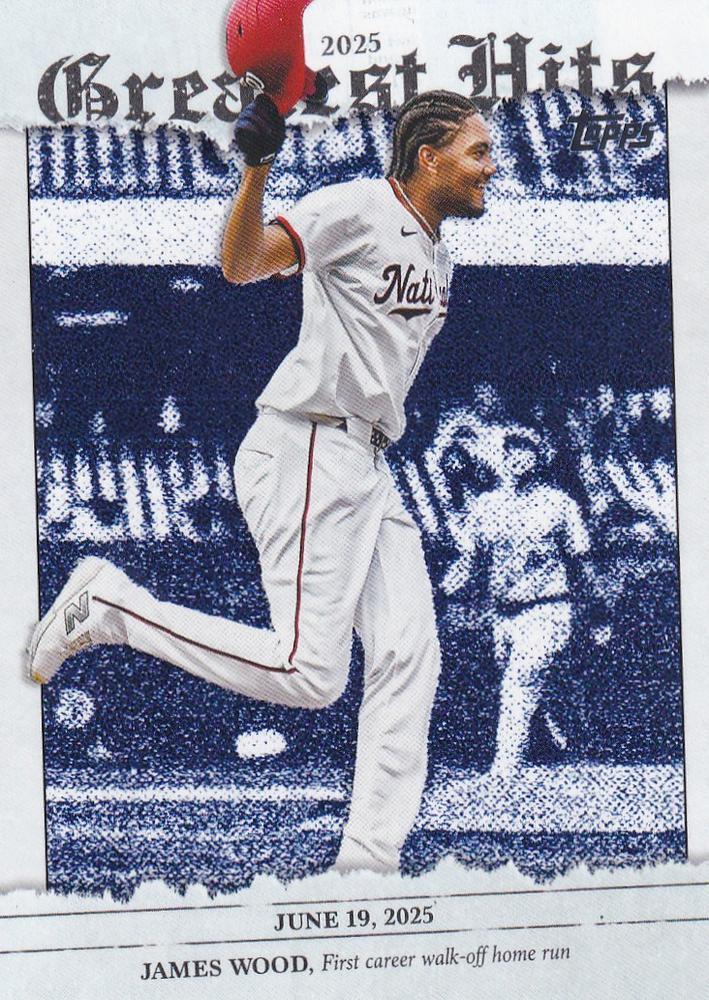2026 Topps Greatest Hits James Wood #GH-4 card