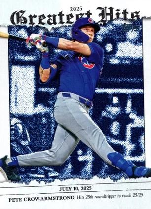 2026 Topps Greatest Hits Pete Crow-Armstrong #GH-1 card