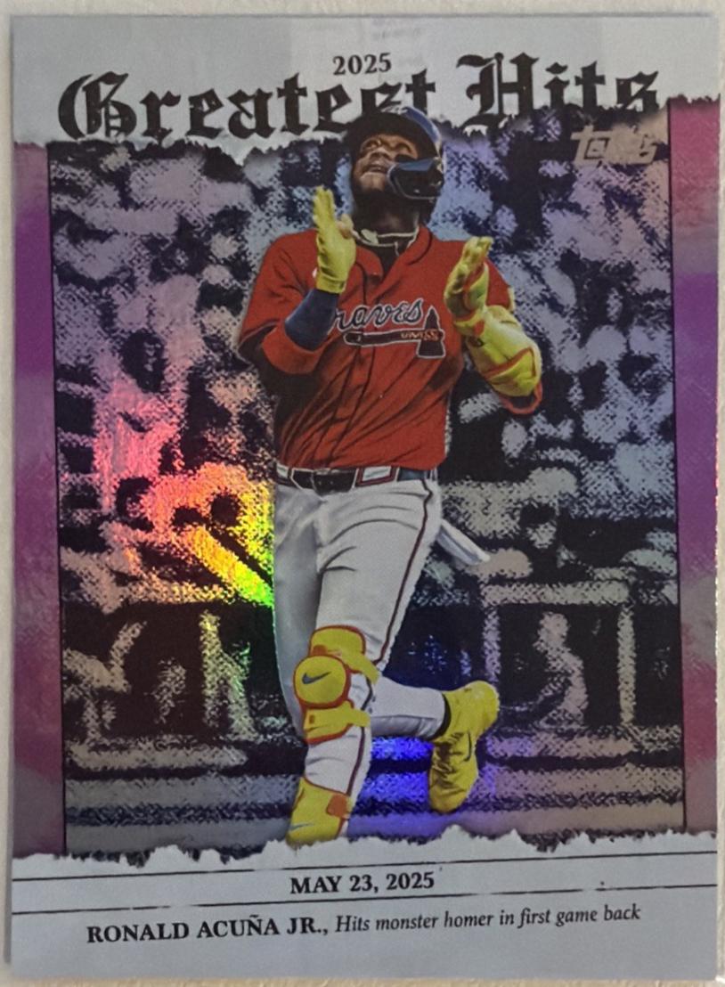 2026 Topps Greatest Hits Ronald Acuna Jr. [Pink Foil] #GH-19 card
