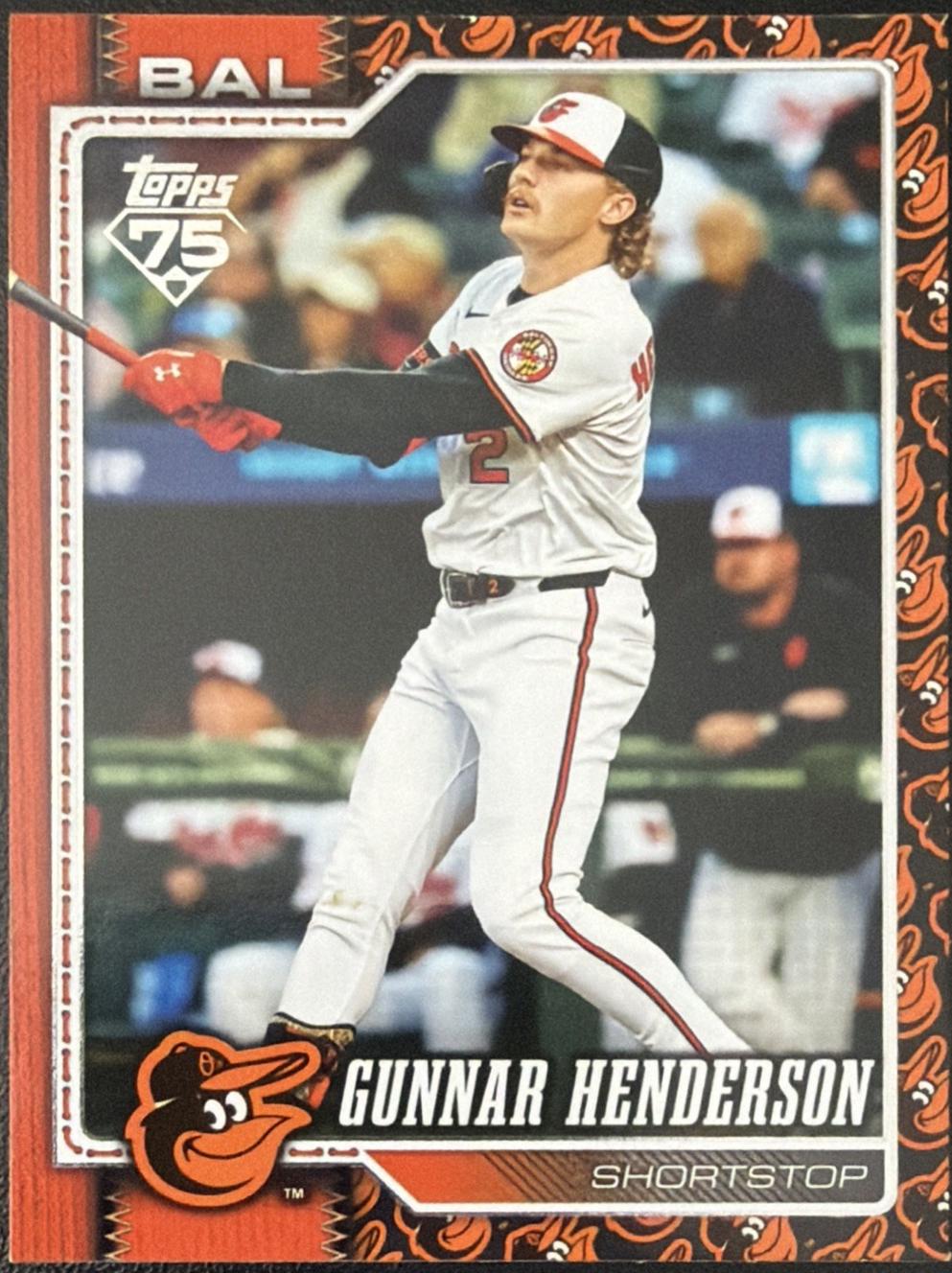 2026 Topps Gunnar Henderson [Team Color Border Variation] #46 card