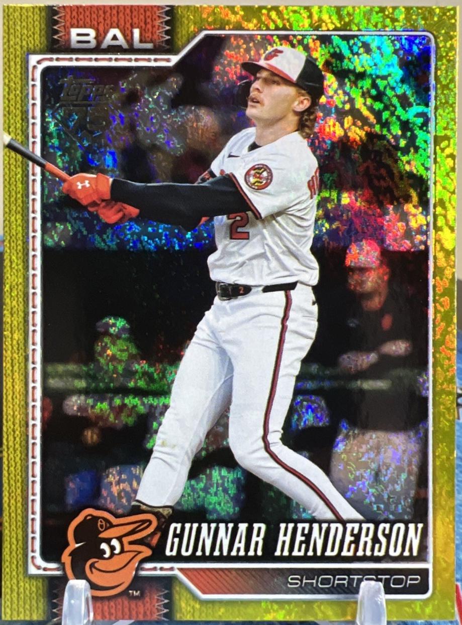 2026 Topps Gunnar Henderson [Yellow Holo] #46 card