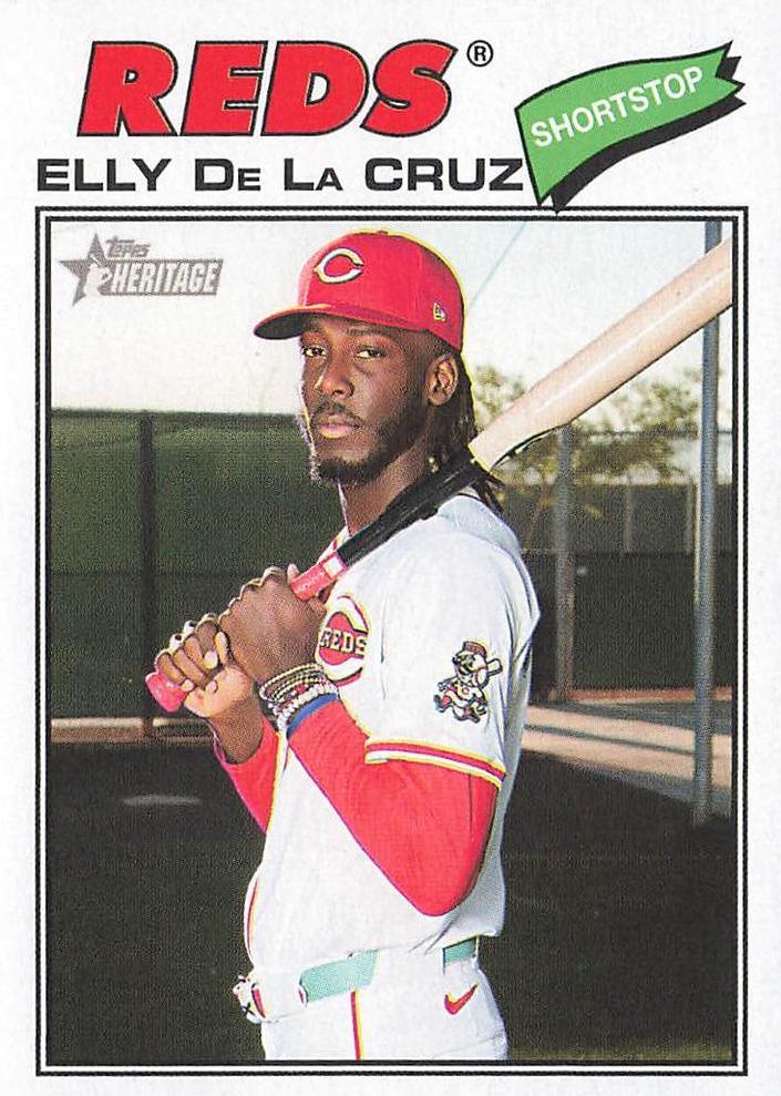 2026 Topps Heritage Elly De La Cruz #70 card