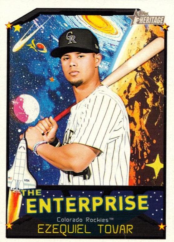 2026 Topps Heritage The Enterprise Ezequiel Tovar #TE-ET card