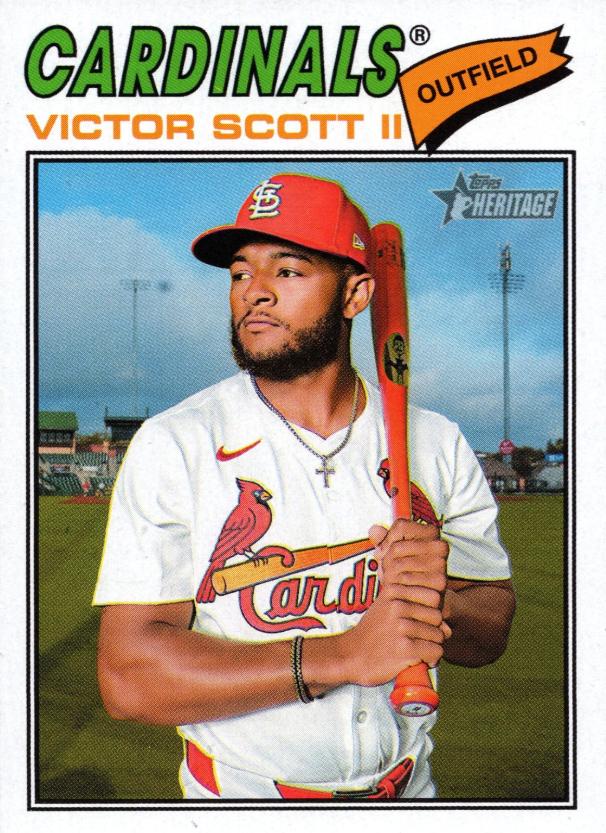 2026 Topps Heritage Victor Scott II #318 card