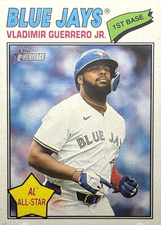 2026 Topps Heritage Vladimir Guerrero Jr. [All-Star Logo Variation] #46 card