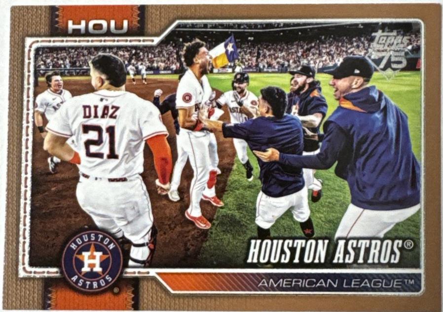 2026 Topps Houston Astros [Gold] #89 card