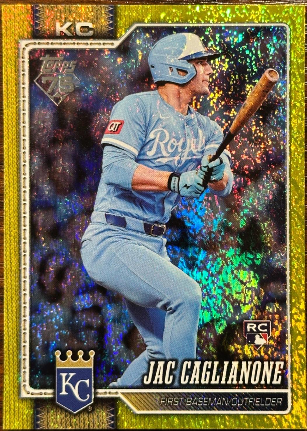 2026 Topps Jac Caglianone [Yellow Rainbow] #138 card