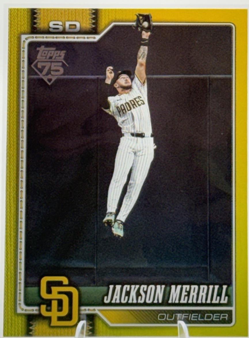 2026 Topps Jackson Merrill [Yellow Rainbow] #229 card