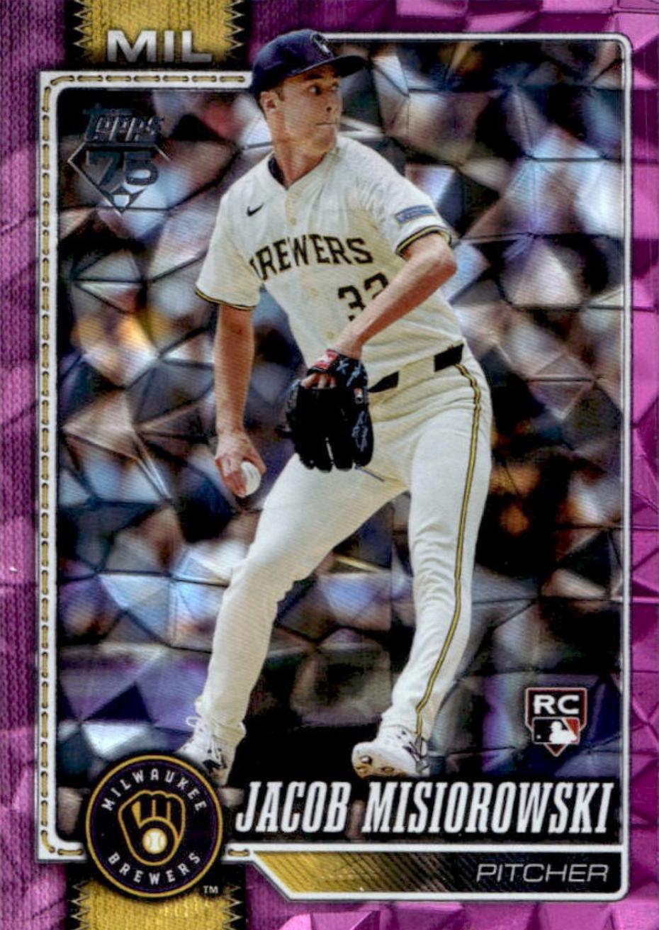 2026 Topps Jacob Misiorowski [Pink Diamante] #10 card