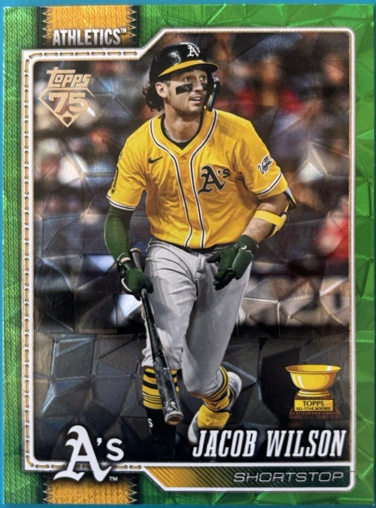 2026 Topps Jacob Wilson [Green Diamante] #240 card