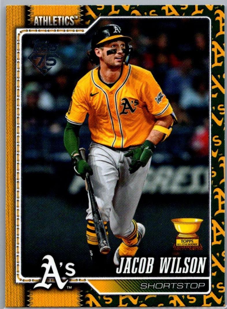 2026 Topps Jacob Wilson [Team Color Border Variation] #240 card