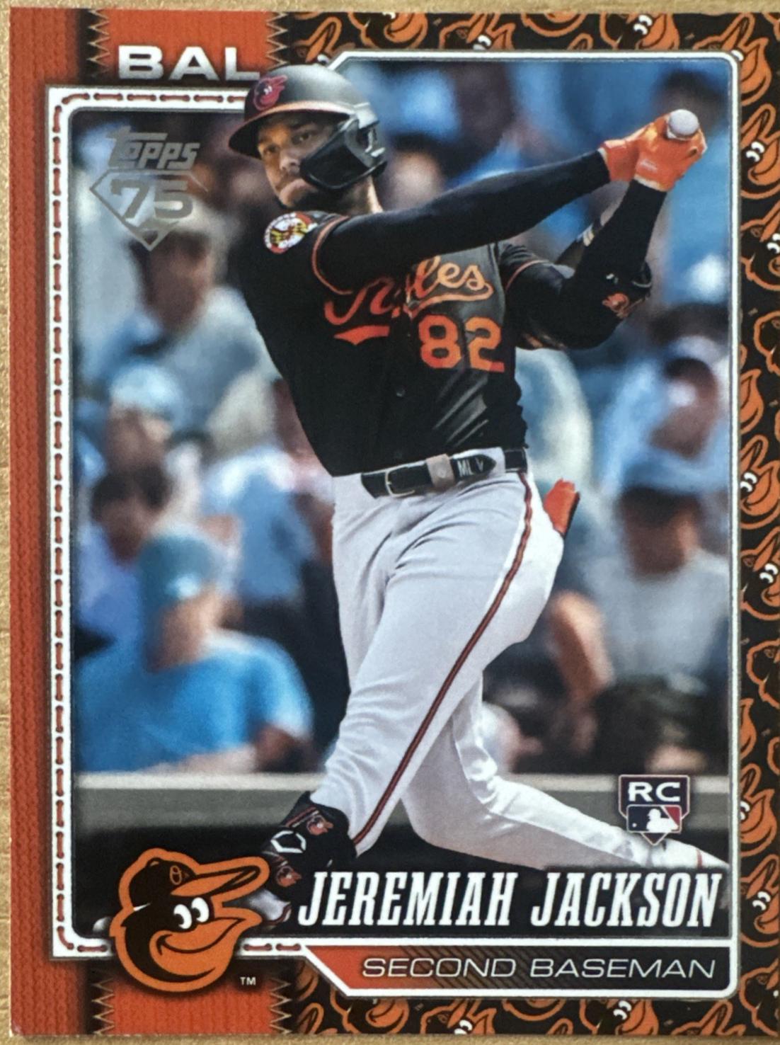 2026 Topps Jeremiah Jackson [Team Color Border Variation] #277 card