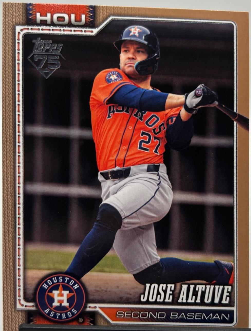 2026 Topps Jose Altuve [Gold] #278 card