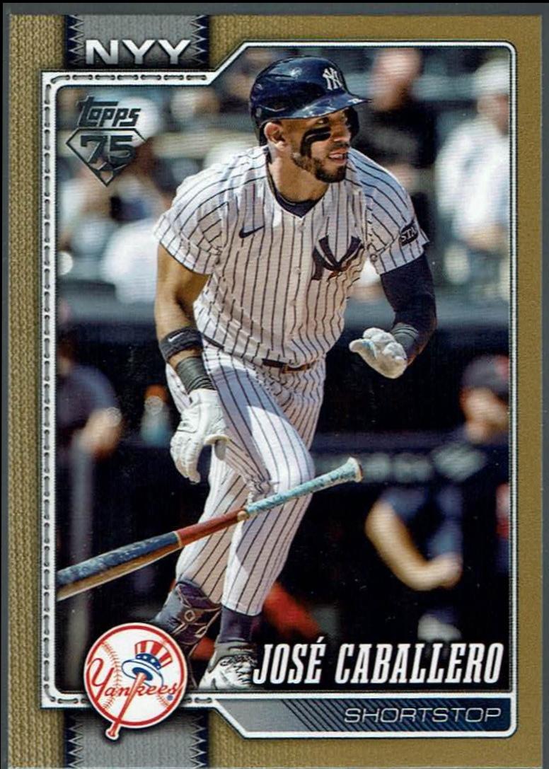 2026 Topps Jose Caballero [Gold] #88 card