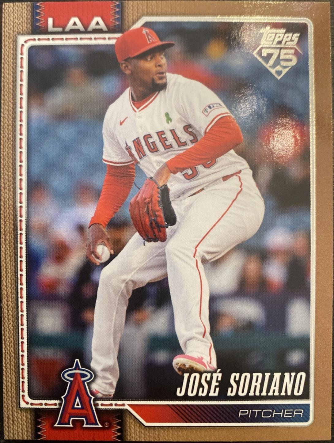 2026 Topps Jose Soriano [Gold] #319 card