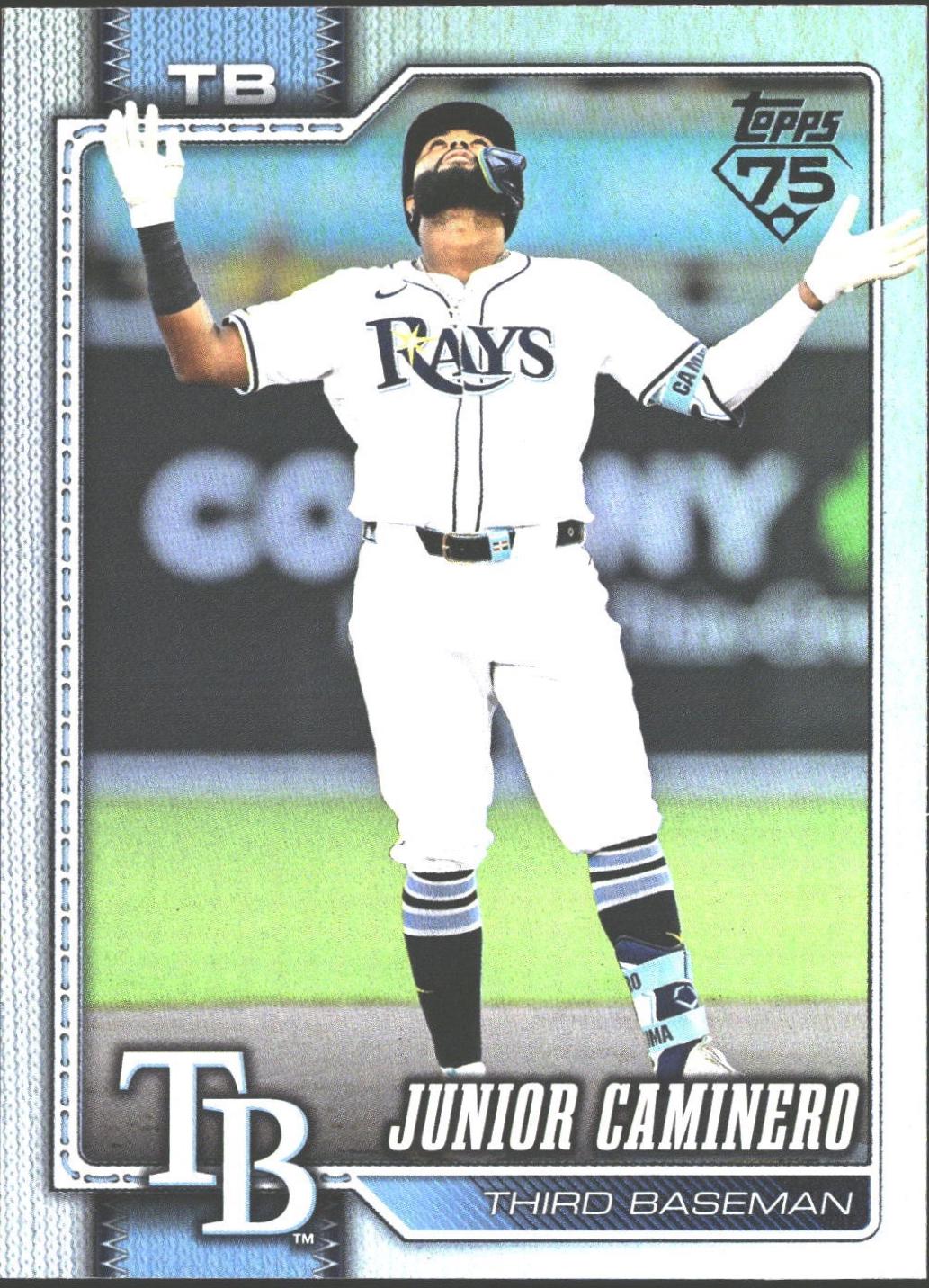 2026 Topps Junior Caminero [Rainbow] #328 card