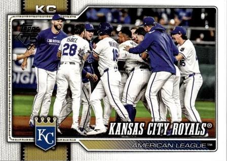 2026 Topps Kansas City Royals #34 card