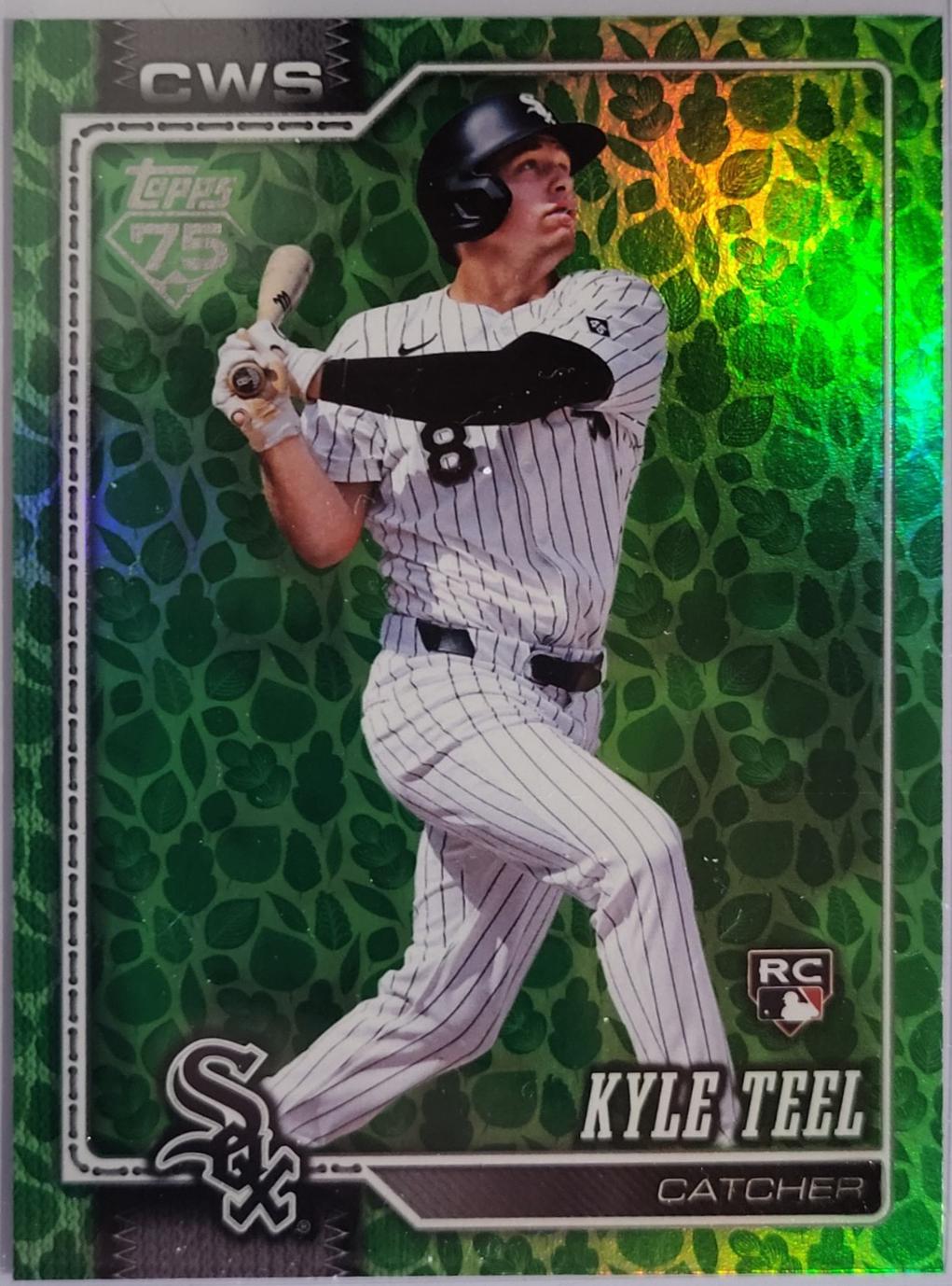 2026 Topps Kyle Teel [Holiday Green] #201 card