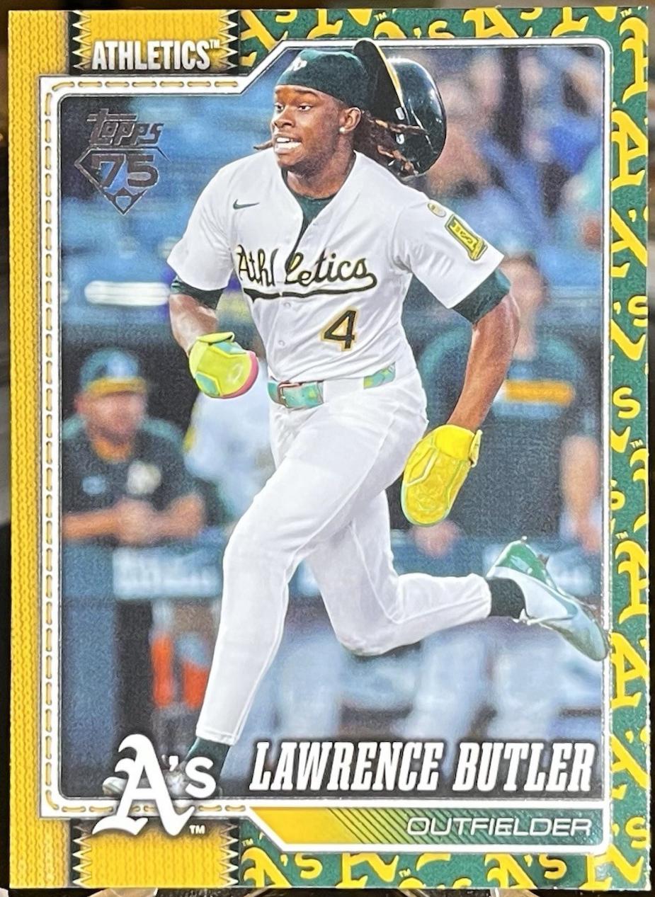 2026 Topps Lawrence Butler [Team Color Border Variation] #324 card