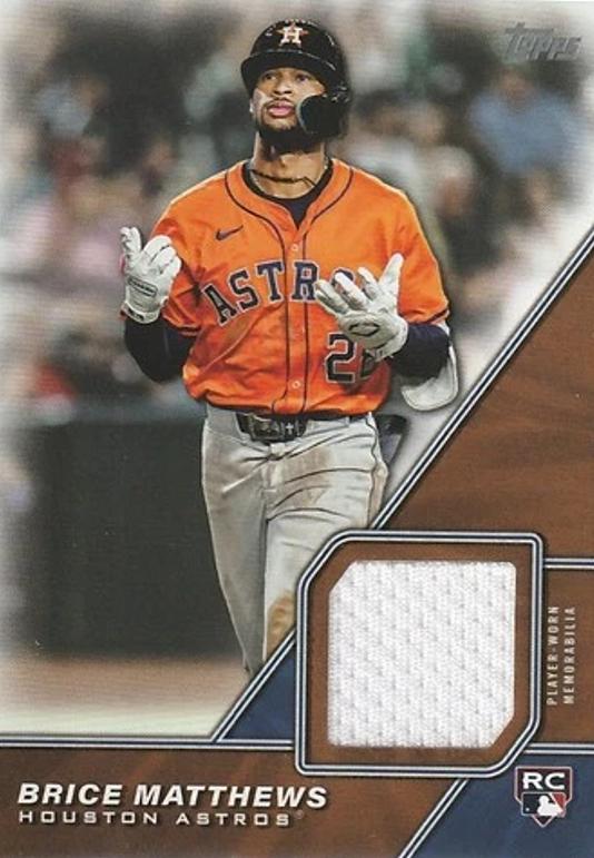 2026 Topps Major League Material Brice Matthews #MLM-BM card