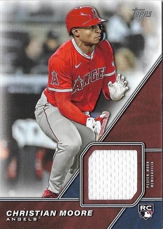 2026 Topps Major League Material Christian Moore #MLM-CM card