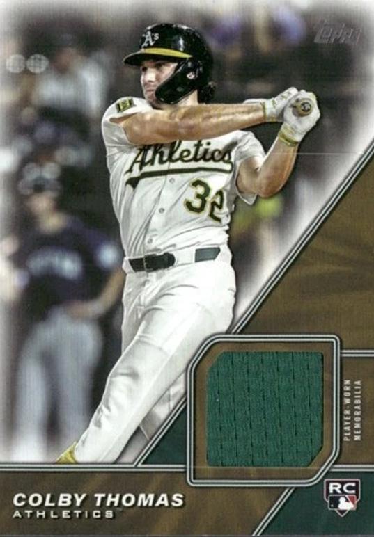 2026 Topps Major League Material Colby Thomas #MLM-CT card