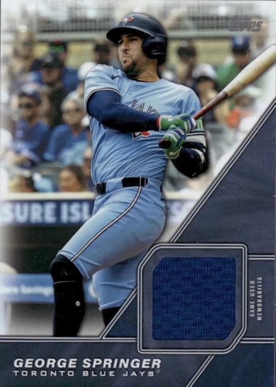 2026 Topps Major League Material George Springer #MLM-GS card