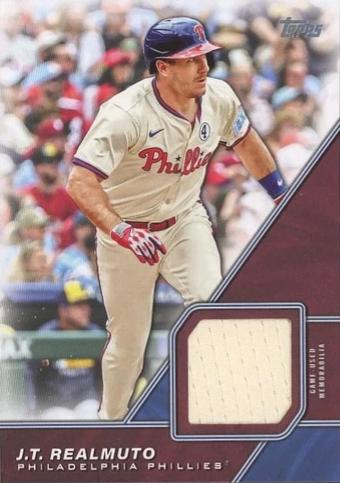 2026 Topps Major League Material J.T. Realmuto #MLM-JTR card