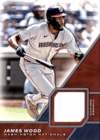 2026 Topps Major League Material James Wood #MLM-JW card