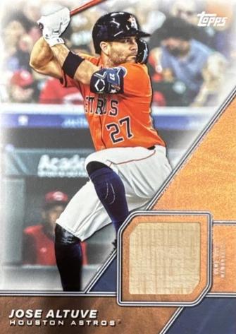 2026 Topps Major League Material Jose Altuve #MLM-JA card