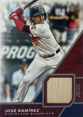 2026 Topps Major League Material Jose Ramirez #MLM-JRA card