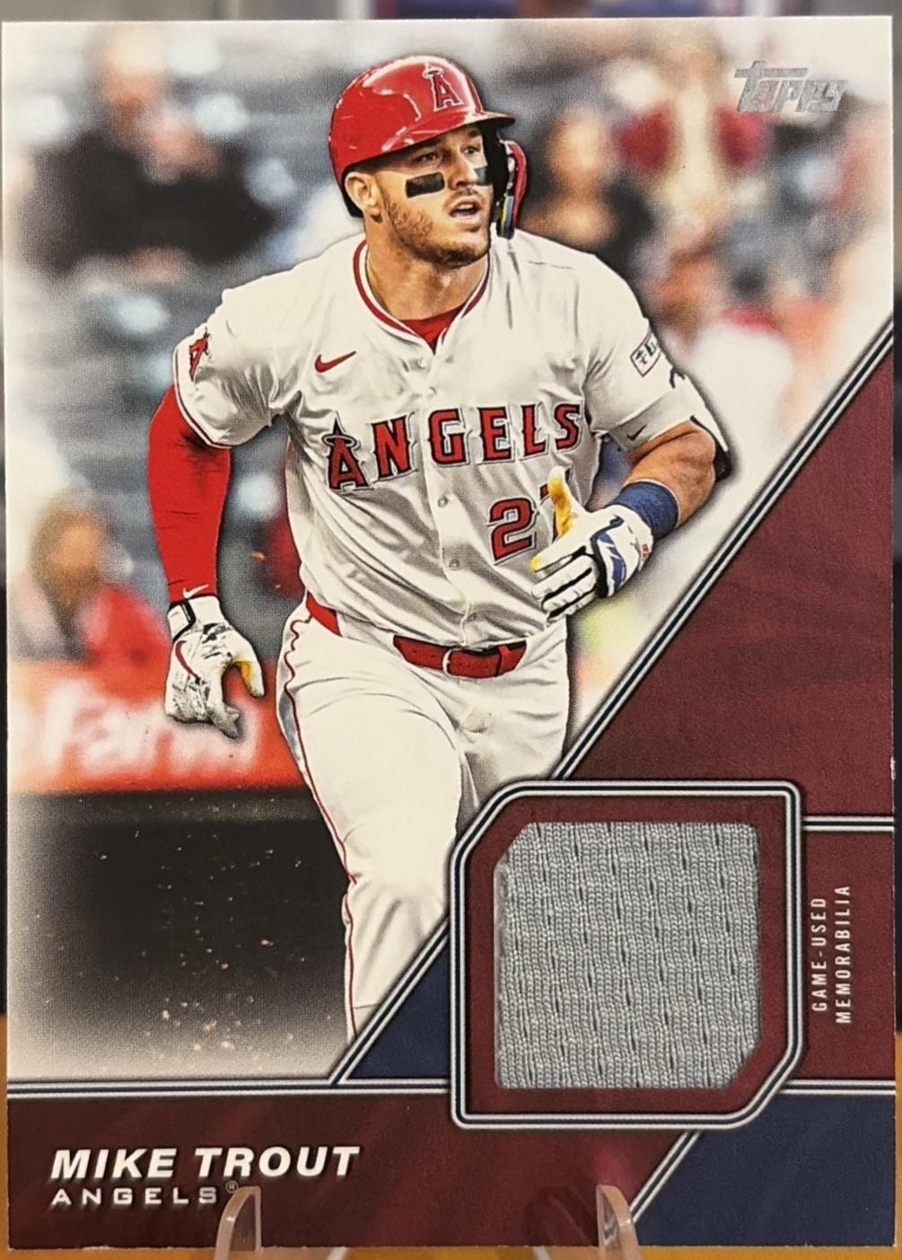 2026 Topps Major League Material Mike Trout #MLM-MT card