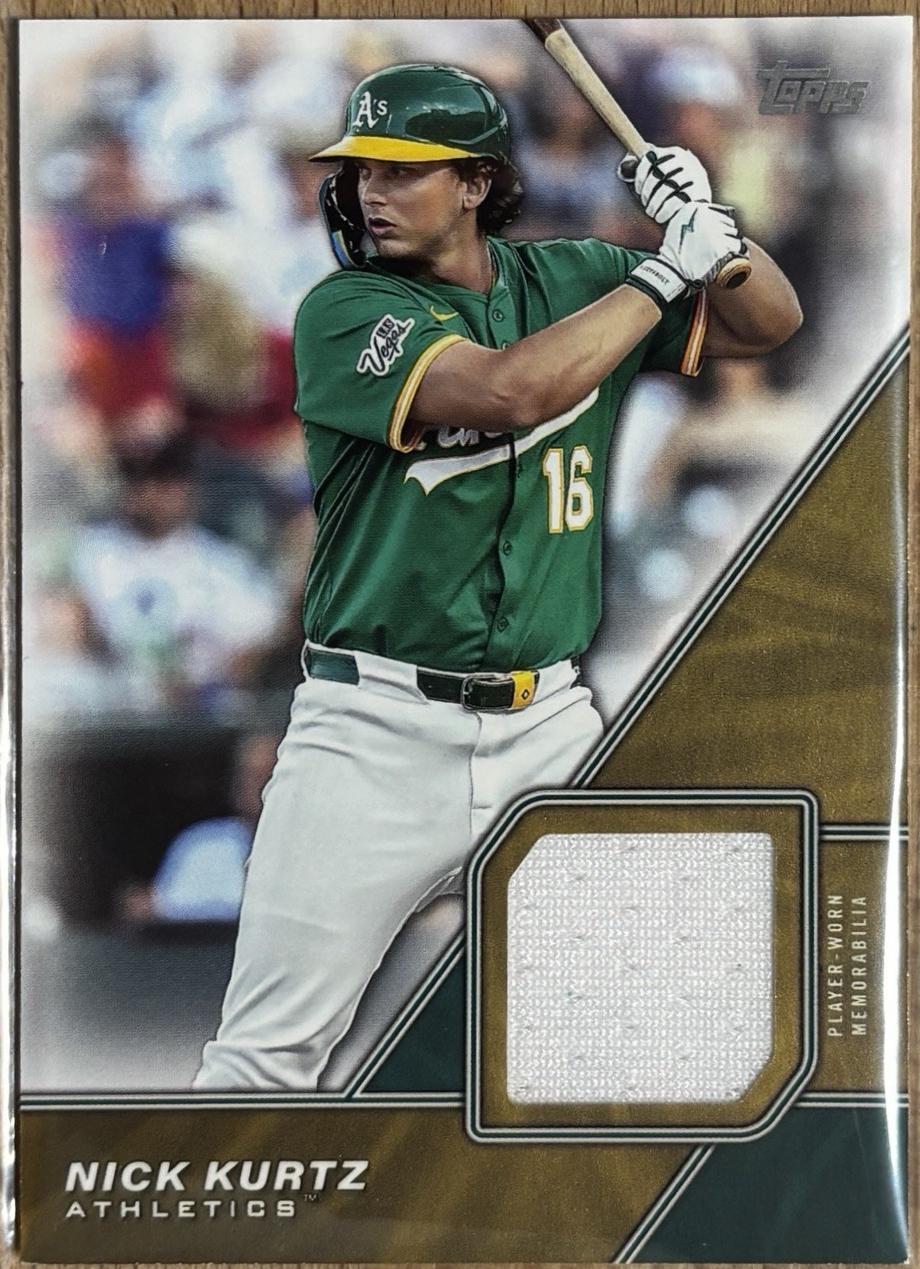2026 Topps Major League Material Nick Kurtz #MLM-NK card