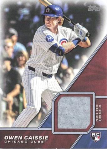 2026 Topps Major League Material Owen Caissie #MLM-OCA card