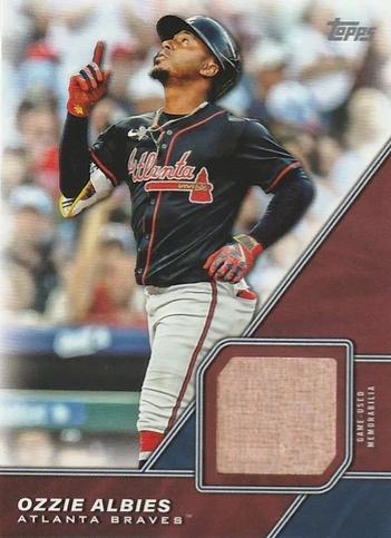 2026 Topps Major League Material Ozzie Albies #MLM-OA card