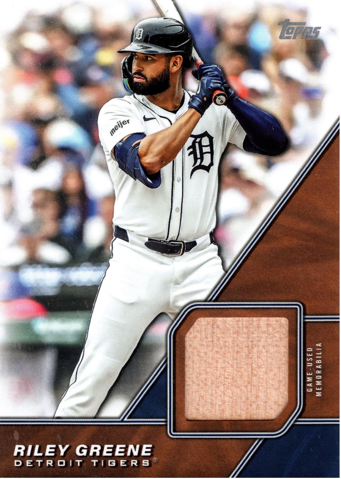 2026 Topps Major League Material Riley Greene #MLM-RG card