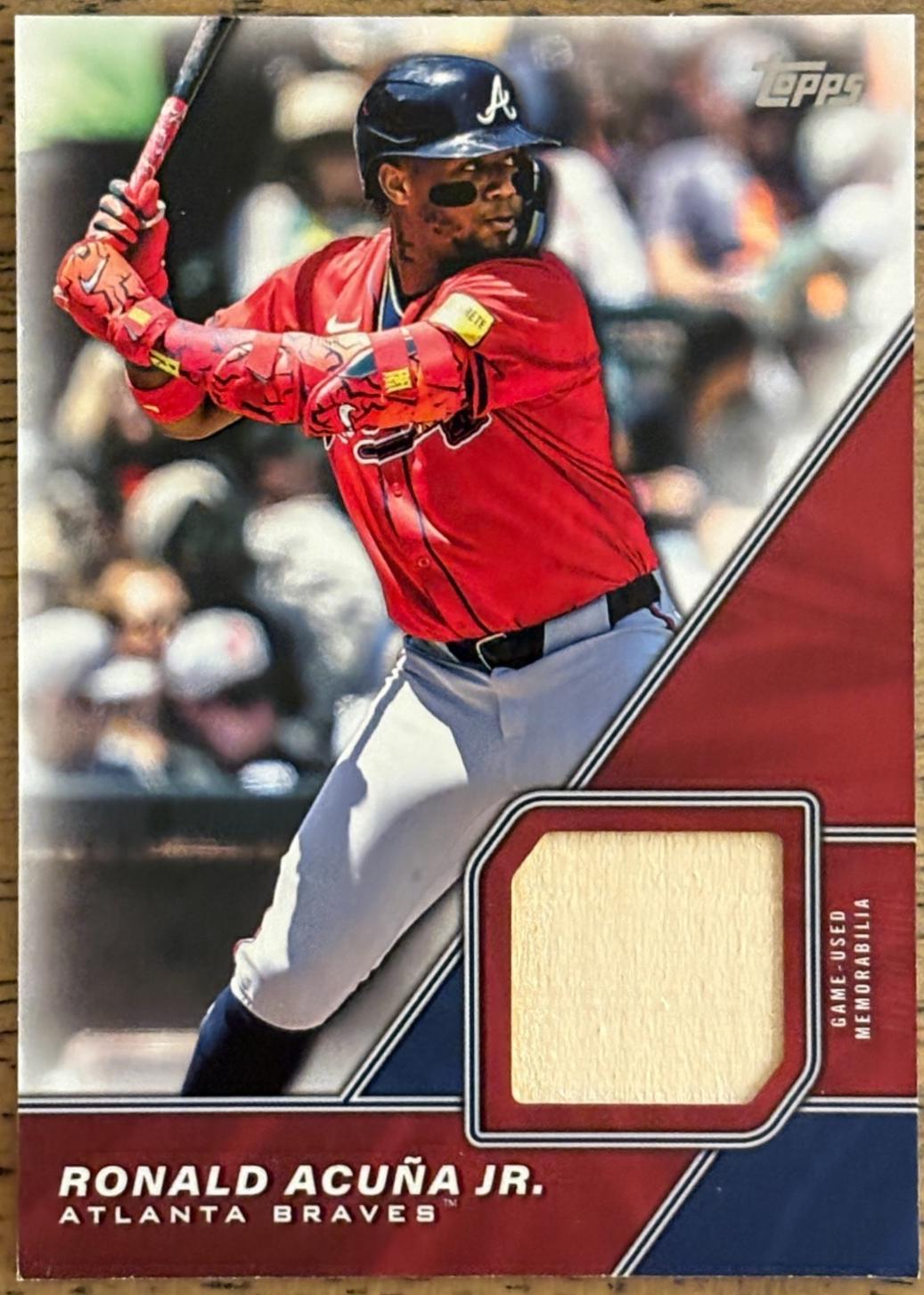 2026 Topps Major League Material Ronald Acuna Jr. #MLM-RAJ card