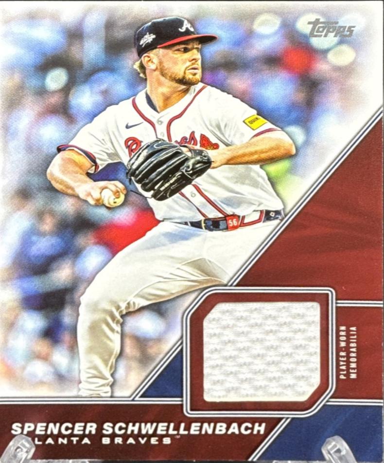 2026 Topps Major League Material Spencer Schwellenbach #MLM-SSC card